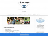 flying-paws.de Webseite Vorschau