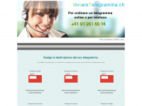 inviaretelegramma.ch Webseite Vorschau