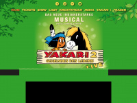 yakari-musical.de Webseite Vorschau