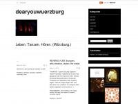 dearyouwuerzburg.wordpress.com Webseite Vorschau