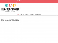 kuechenchaotin.de Webseite Vorschau