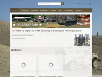 us-army-sale.de Webseite Vorschau