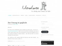 literaturen.wordpress.com Webseite Vorschau