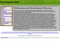 ferienhäuser-pfalz.com Webseite Vorschau