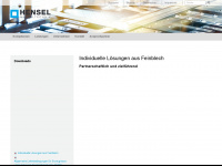 hensel-metalltechnik.de Webseite Vorschau