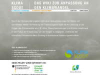 klimascout.de Webseite Vorschau