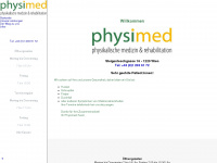 physimed.at Webseite Vorschau