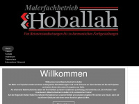 alihoballah-malerfachbetrieb.de Webseite Vorschau