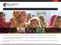 give-and-give.org Webseite Vorschau