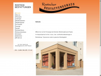 rostocker-bestattungshaus.de Webseite Vorschau