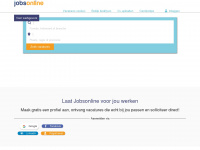 jobsonline.nl Webseite Vorschau
