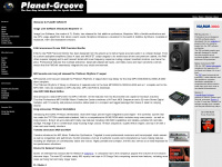 planet-groove.com Webseite Vorschau