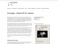 konzepte-zeitschrift.de Webseite Vorschau