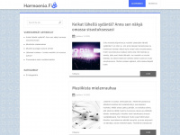 harmoenia.fi Webseite Vorschau