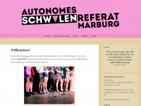 schwulenreferatmarburg.wordpress.com Webseite Vorschau