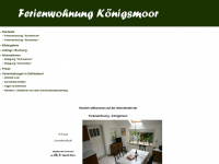 ferienwohnung-königsmoor.de Webseite Vorschau