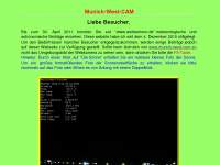 munich-west-cam.eu Webseite Vorschau