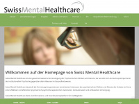 swissmentalhealthcare.ch Webseite Vorschau