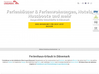 ferienhaus-daenemark.com Webseite Vorschau
