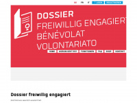 dossier-freiwillig-engagiert.ch Webseite Vorschau