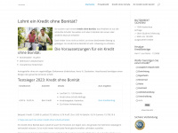 kredit-ohne-bonitaet.info Webseite Vorschau