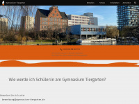 gymnasium-tiergarten.de Webseite Vorschau
