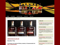 americanwhiskeyacademy.com Webseite Vorschau