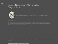 julius-neumann-stiftung.de Webseite Vorschau
