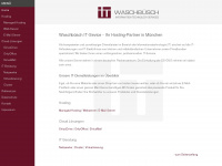 waschbuesch.it Webseite Vorschau