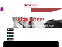 rosarot-schlagershow.de Webseite Vorschau