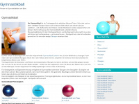 gym-ball.de Webseite Vorschau