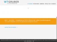 wtgruber.at Webseite Vorschau