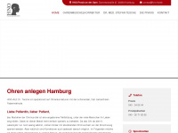 ohrenanlegen-hamburg.de Webseite Vorschau