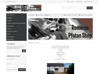 romeros-pfoten-shop.de Webseite Vorschau