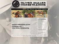 om-horsetraining.de Webseite Vorschau