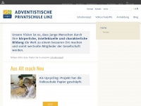 privatschule-linz.at Webseite Vorschau