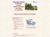 ferienhaus-kanada.com Webseite Vorschau
