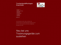 trockenbau-montagebau-eisenhofer.de Webseite Vorschau