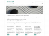 schmidt-consulting.ch Webseite Vorschau