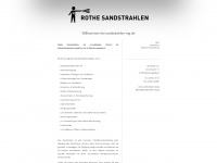 sandstrahlen-mg.de Webseite Vorschau