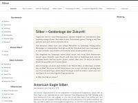silber-wertanlage.de Webseite Vorschau