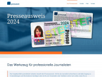 presseausweis.org Webseite Vorschau