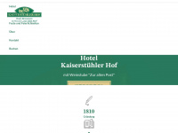 kaiserstuehler-hof.de Webseite Vorschau