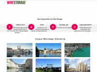wine-storage.com Webseite Vorschau