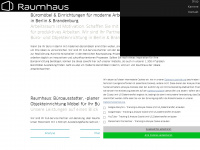 raumhaus.de Webseite Vorschau