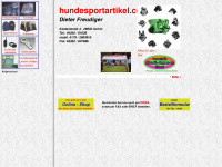 hundesportartikel.com Webseite Vorschau