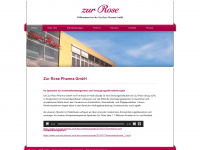 zurrose-pharma.com Webseite Vorschau