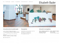 elisabeth-bader.de Webseite Vorschau