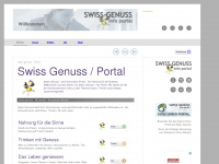swiss-genuss.ch Webseite Vorschau