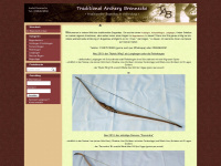 archerybrennecke.de Webseite Vorschau